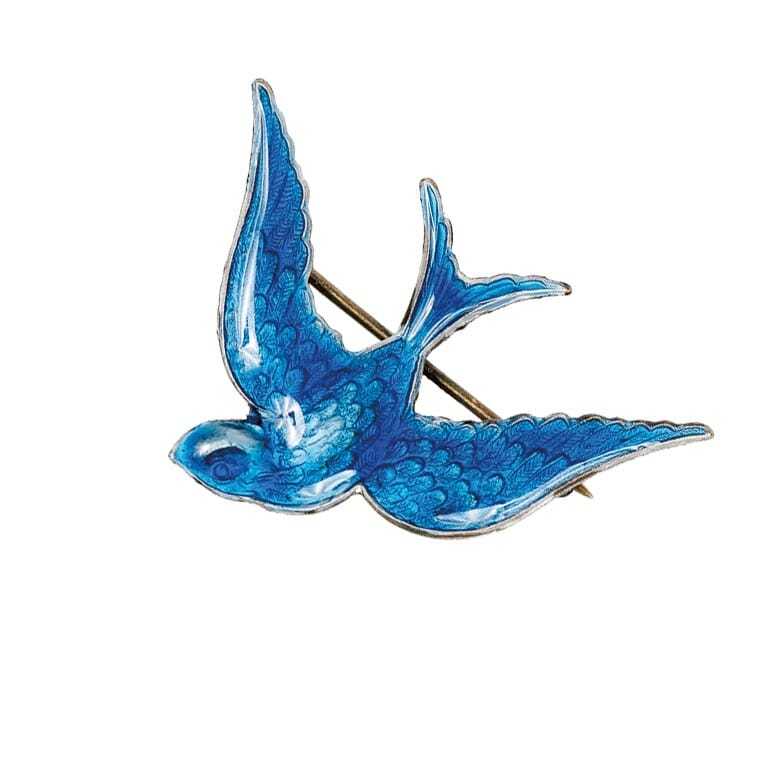 Bluebird of Happiness Pin - Anne Koplik Designs