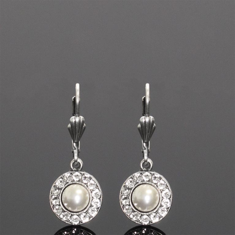 Priscilla Crystal Earrings - Image 2