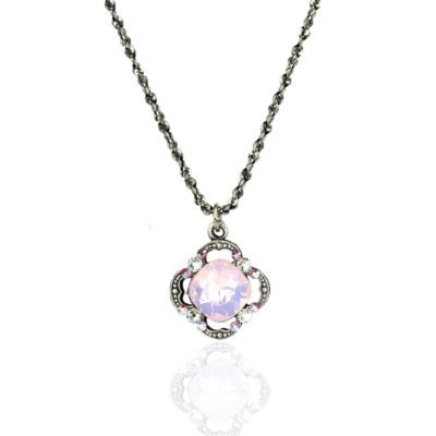 Eva Rose Opal Crystal Necklace