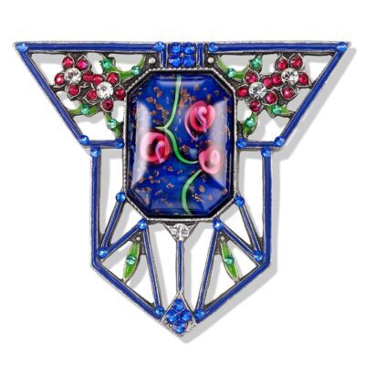 Anne’s Vault Forever Queen Anne Rose Stone & Crystal Brooch