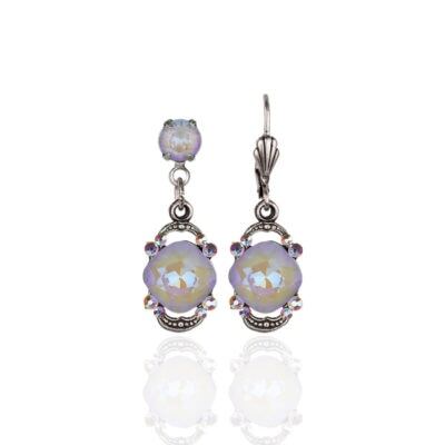 Eva Lavender Delite Cushion Earrings