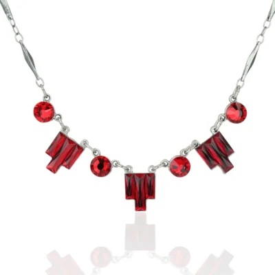Anne's Vault Forever Autumn Red Collar Necklace