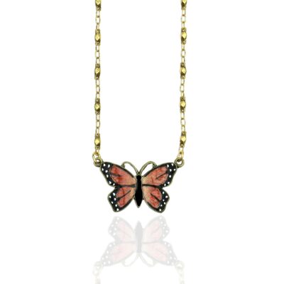 Halidae Monarch Butterfly Necklace
