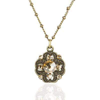 Phoebe Golden Crystal Necklace