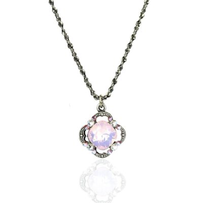 Eva Rose Opal Crystal Necklace
