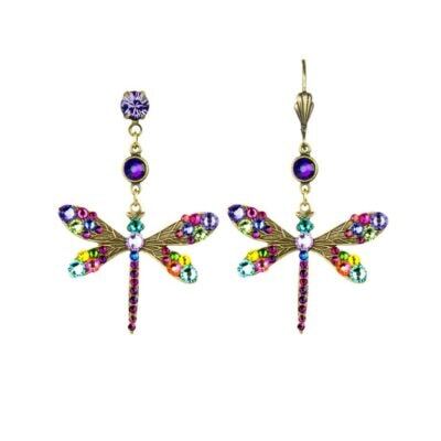 Oriana Crystal Dragonfly Earrings