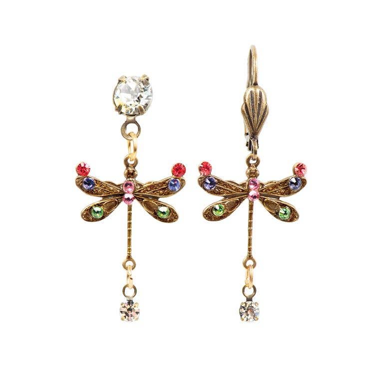 Bonnie  Crystal Dragonfly Earrings
