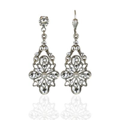 Marguerite  Crystal Earrings