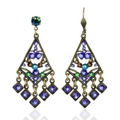 Penelope Multicolored Crystal Statement Earrings