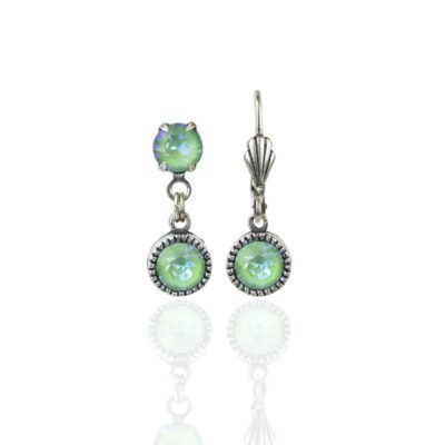Silky Sage DeLite Silver Drop Earrings