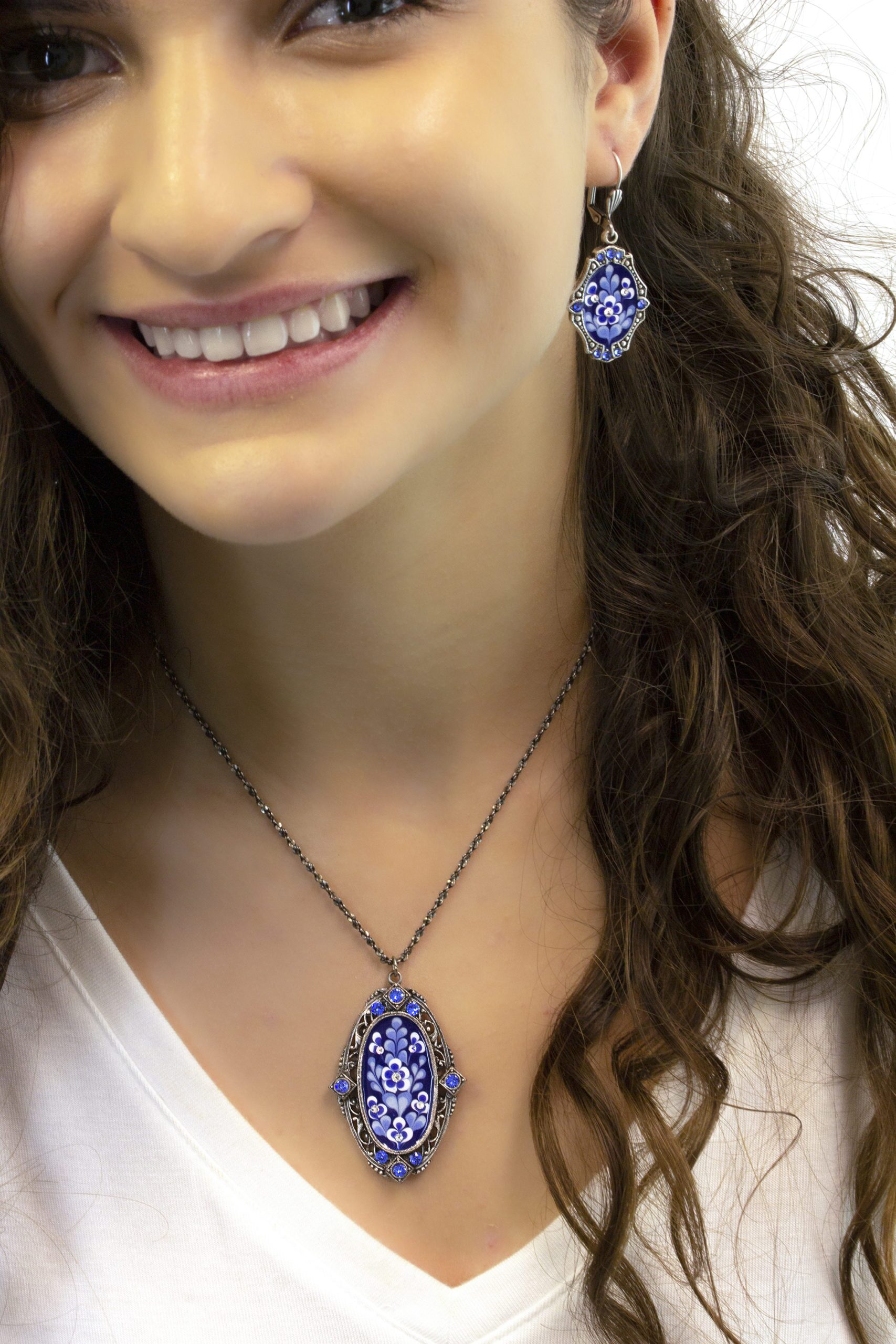 Clara 'Jill's Garden' Flower Earrings