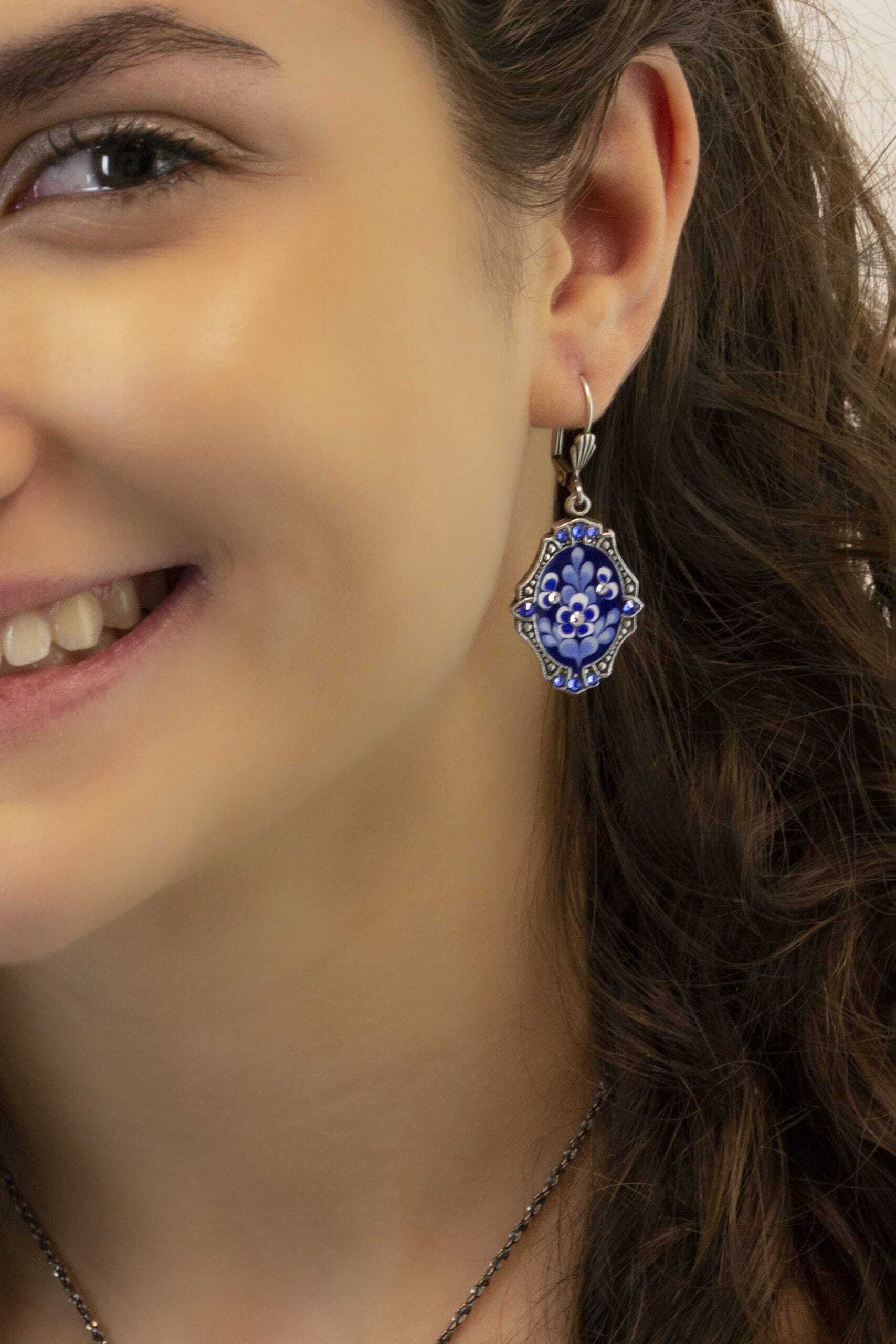 Clara 'Jill's Garden' Flower Earrings