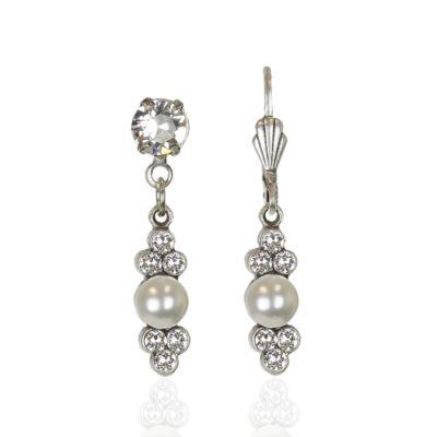 Cassidy Crystal & Pearl Earrings