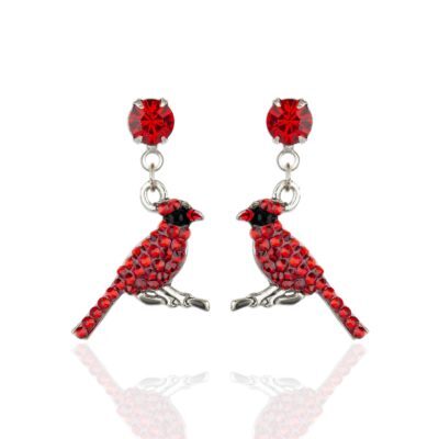 Anastasia Crystal Cardinal Earrings