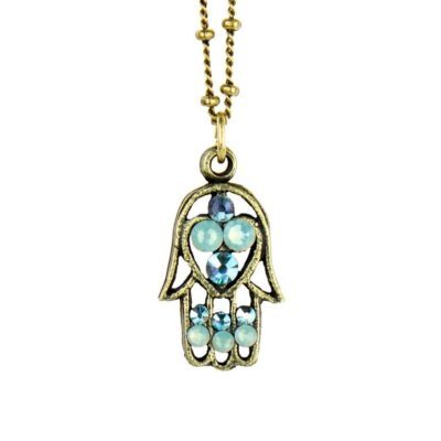Imani Crystal Hamsa Necklace