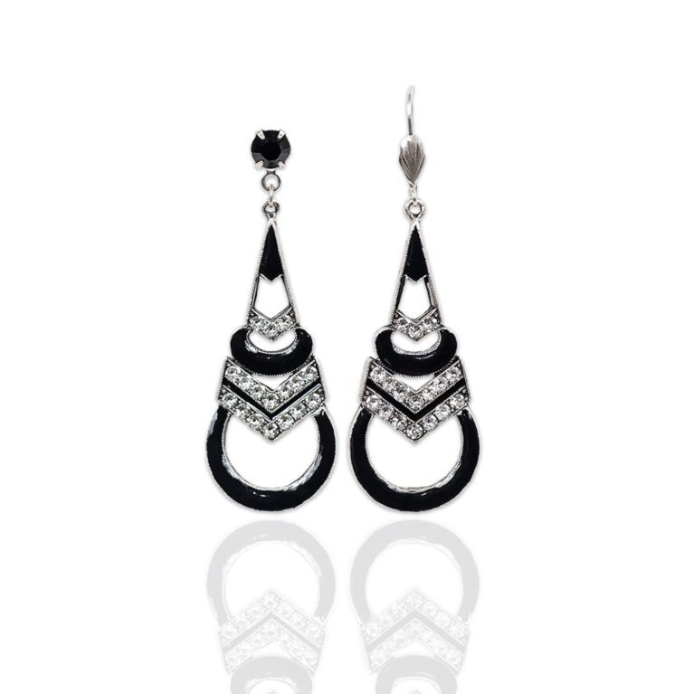 Claudette  Crystal Earrings