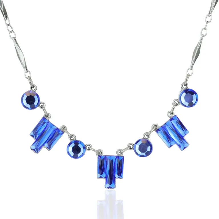 Anne's Vault Forever Autumn Blue Collar Necklace