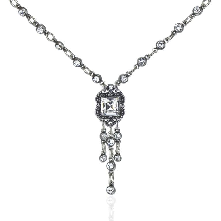 Classic Vintage Style Crystal Necklace