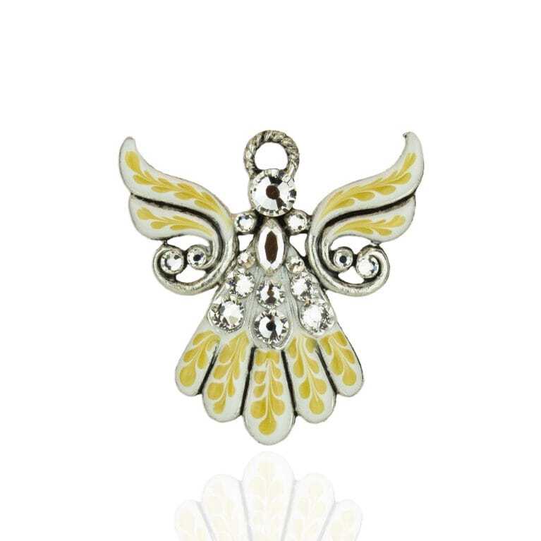 Uriel Crystal Angel Pin