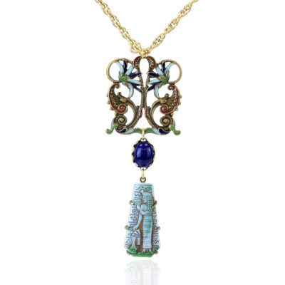 Anne’s Vault Forever Turquoise Egyptian Revival Necklace
