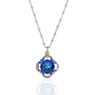 Eva Royal Blue DeLite Crystal Necklace