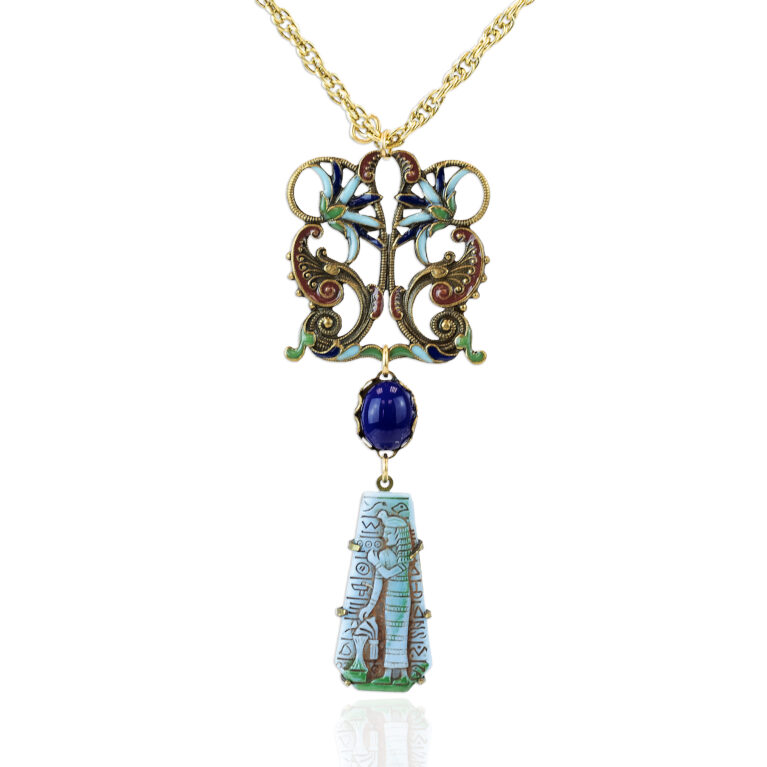 Anne’s Vault Forever Turquoise Egyptian Revival Necklace