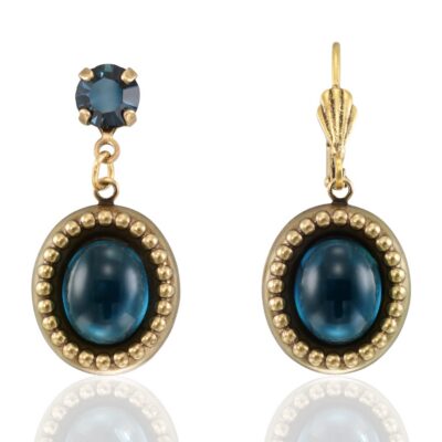 Montana Blue Renaissance Court Cabochon Earring