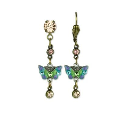 Butterfly Fly Away Charm Earrings