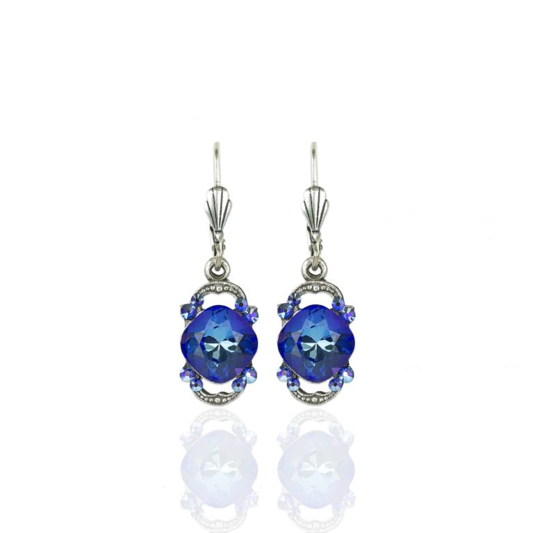 Royal Blue DeLite Cushion Earrings