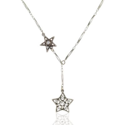 Twinkle Twinkle Star Celestial Sky Crystal Cosmic Necklace